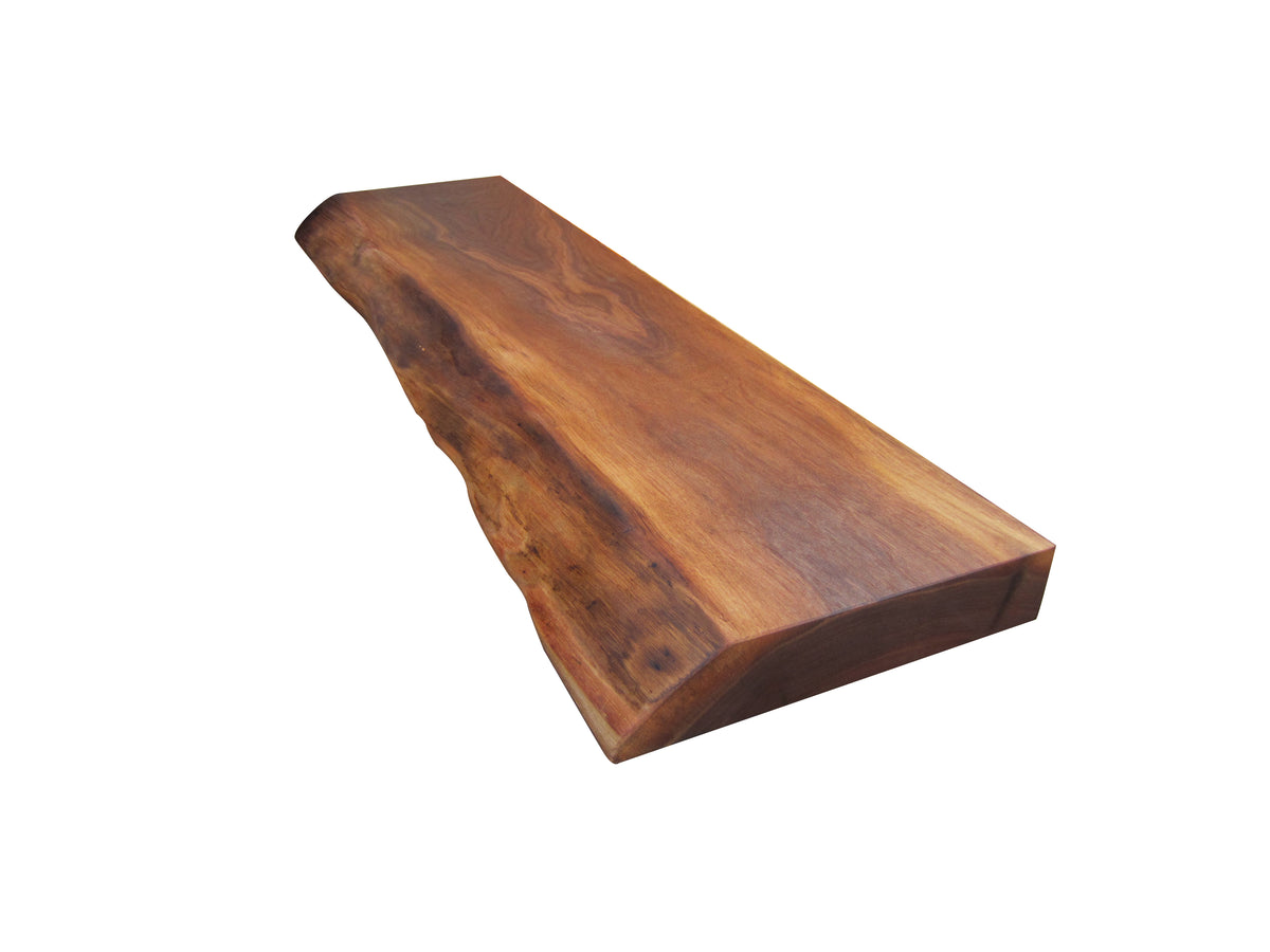 Custom Live Edge Shelf - Black Walnut – Bodega Wood Works